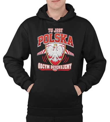 BLUZA Z KAPTUREM PATRIOTYCZNI TU JEST POLSKA